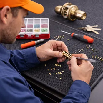
Locksmith doing lock rekeying near Philadelphia City Hall 19102