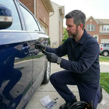 Locksmith responding to car lockout in Mayfair Northeast Philadelphia 19149