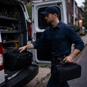 Locksmith arriving at Southwest Philadelphia residential address